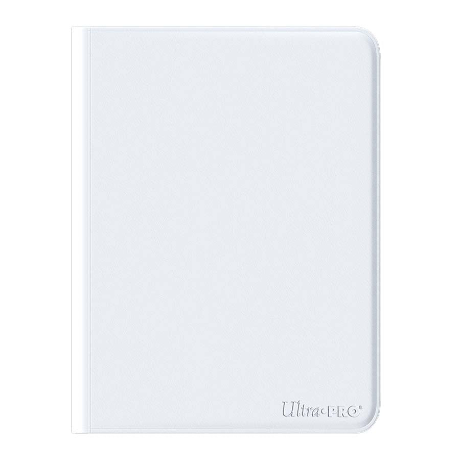ULTRA PRO: VIVID COLLECTION: 12-POCKET ZIPPERED PRO-BINDER: WHITE