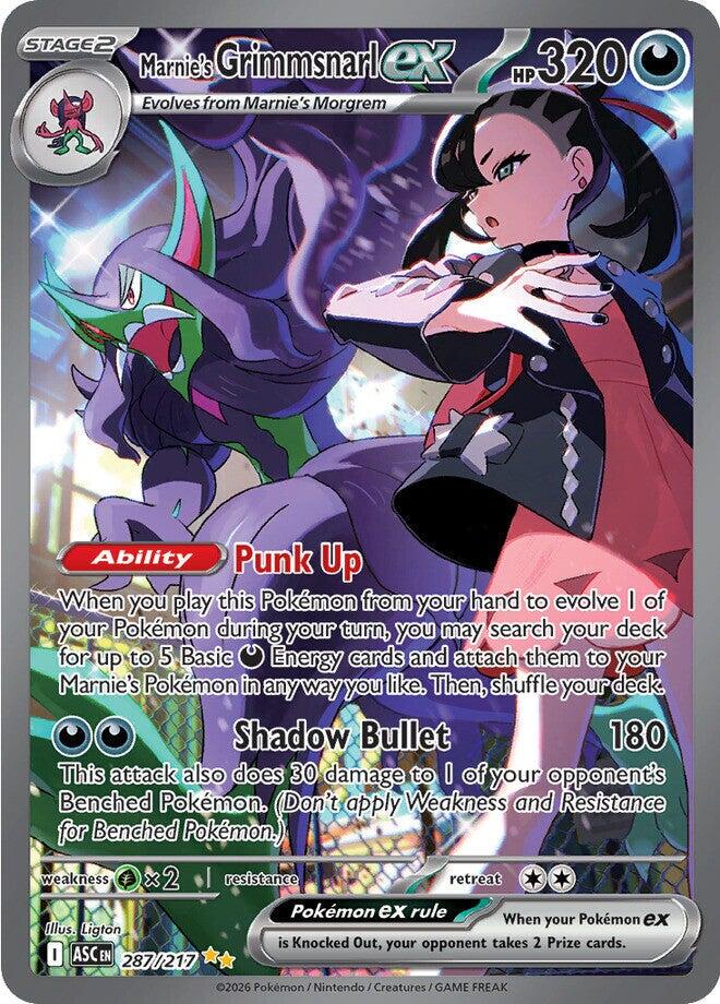 Pokemon: Marnie’s Grimmsnarl ex: #287