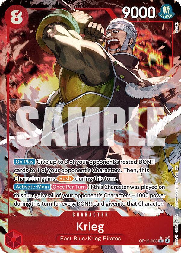 One Piece: Krieg: #OP15-008