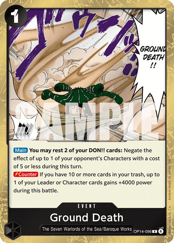 One Piece: Ground Death: #OP14-096