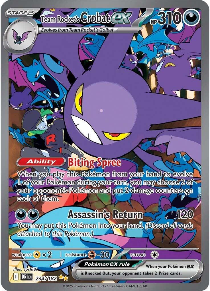 Pokemon: Team Rocket’s Crobat ex: #234