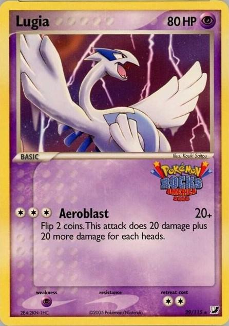 Pokemon: Lugia (Rocks America): #29 (Damaged)