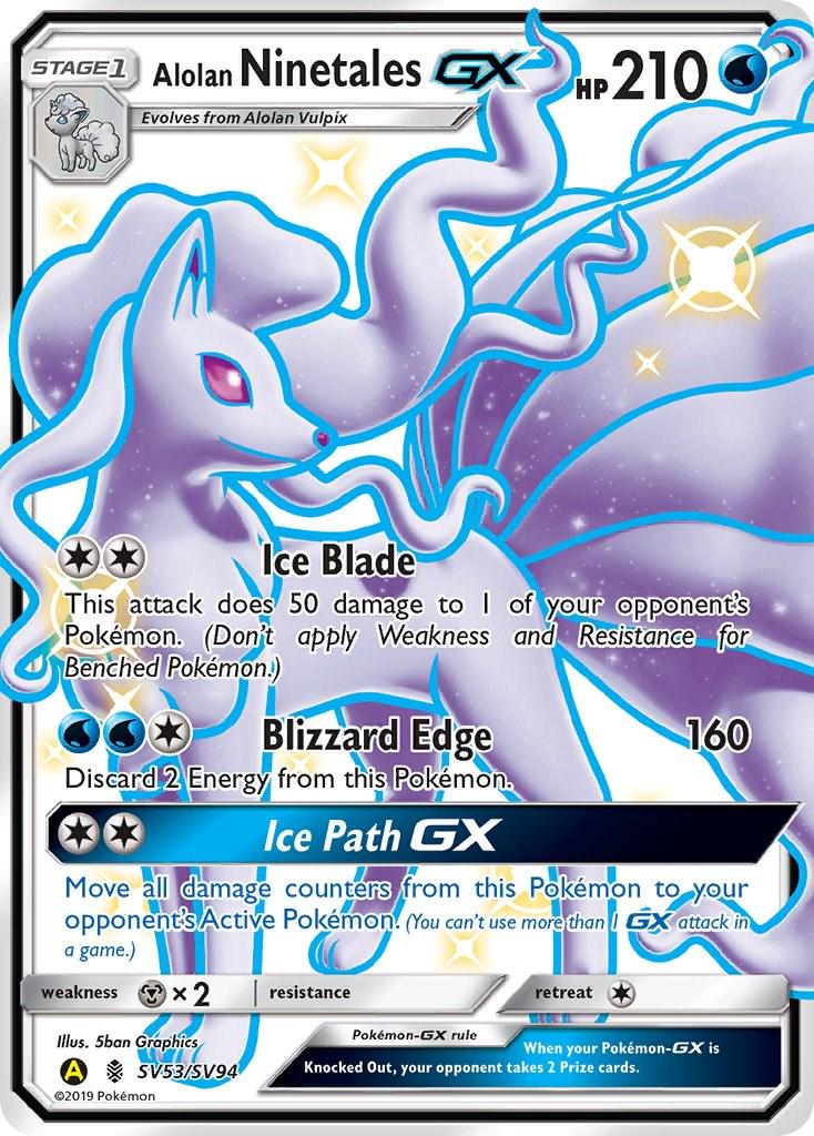 Pokemon: Alolan Ninetales GX: #SV53