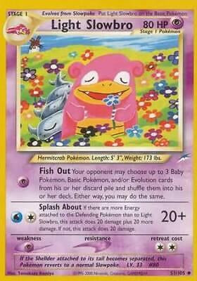 Pokemon: Light Slowbro: #51 (Heavily Played)