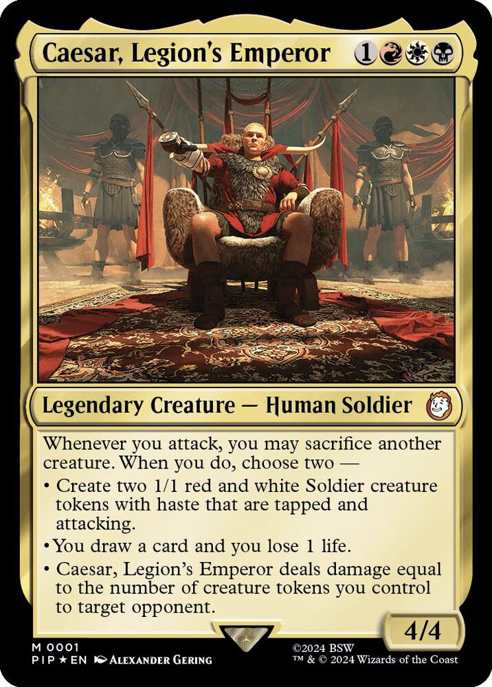MTG: Caesar, Legion’s Emperor: #1 (Foil)