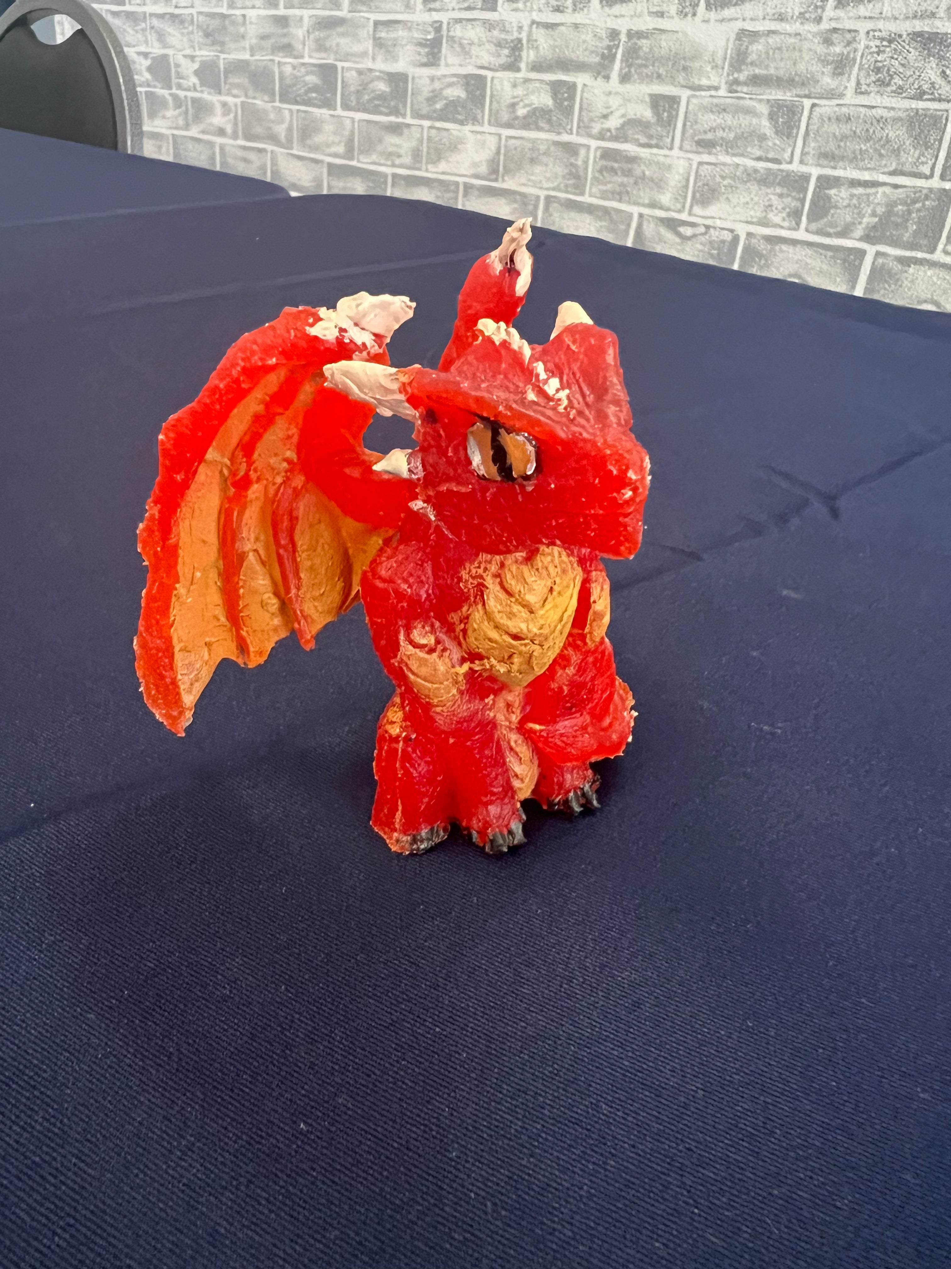 Baby Dragon Figure Red