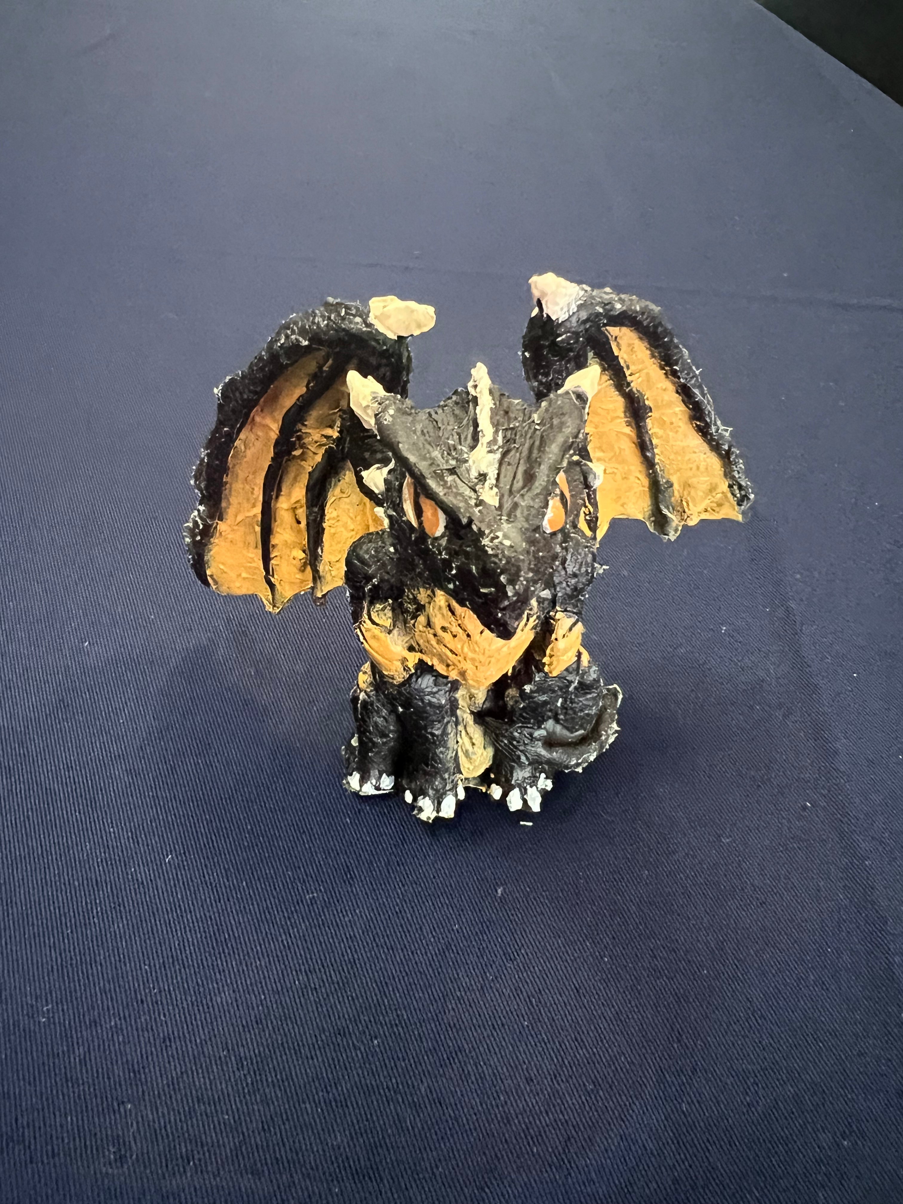 Baby Dragon Figure Black
