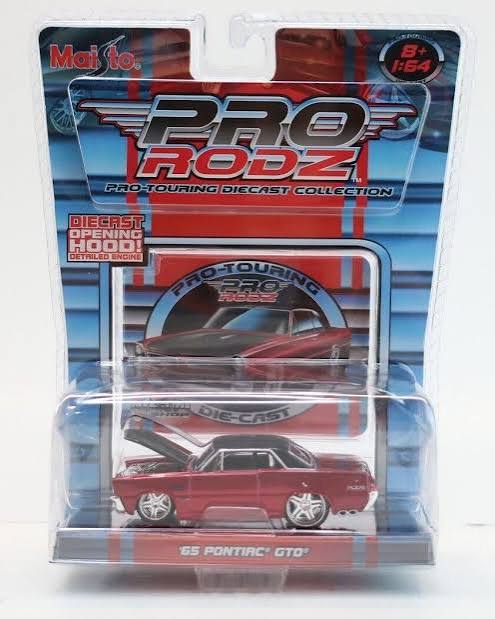 Maisto Pro Rodz Pro-Touring 1:64 Diecast Red 1965 Pontiac GTO