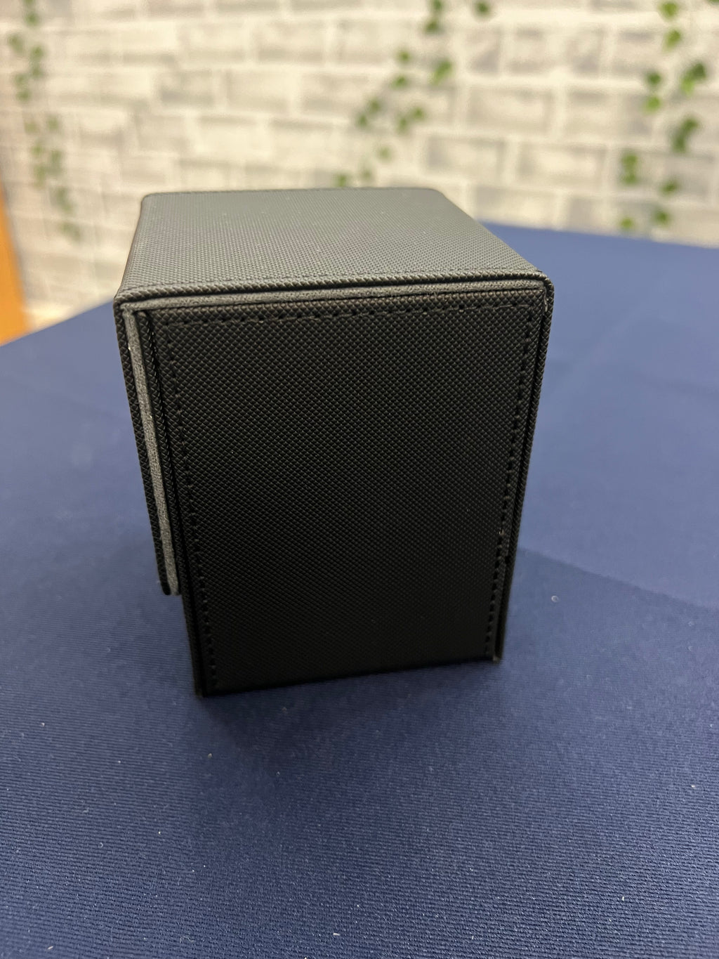 Deck Box Leather Black