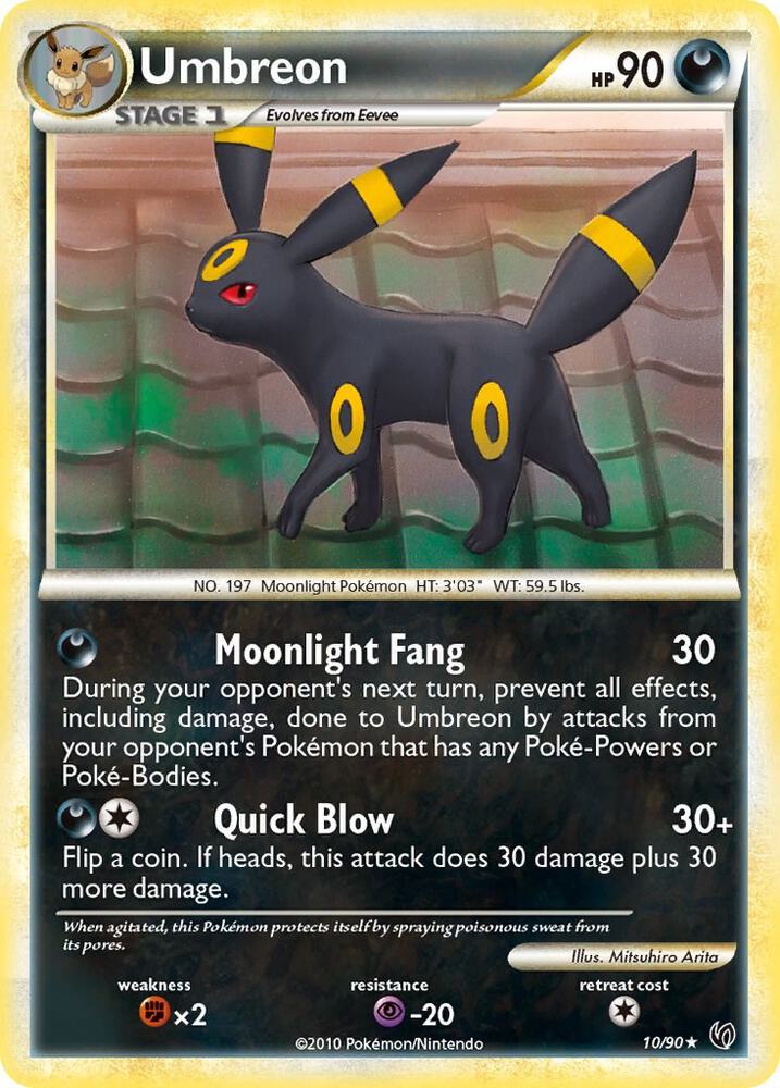 Pokemon: Umbreon (Cracked Ice): #10: (Moderately Played)