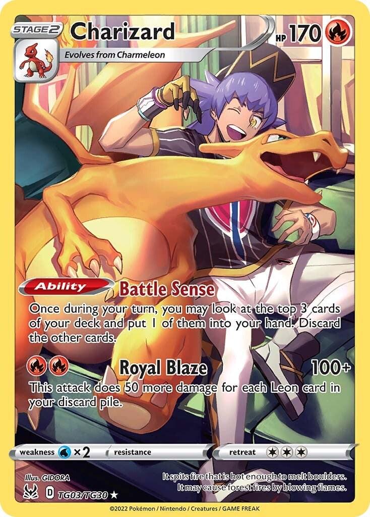 Pokemon: Charizard: #TG03 (Lightly Played)