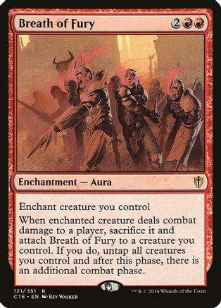 MTG: Breath of Fury: #121