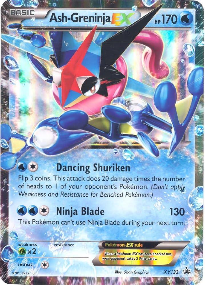 Pokemon: Ash-Greninja EX: #XY133 (Damaged)
