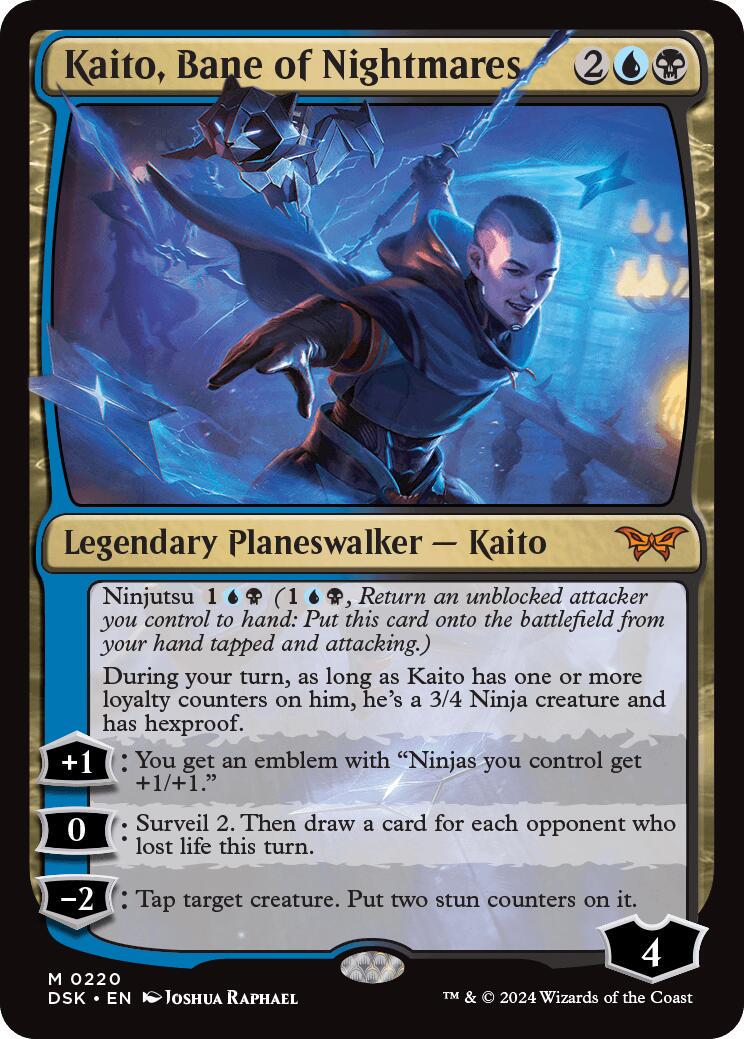 MTG: Kaito, Bane of Nightmares: #220