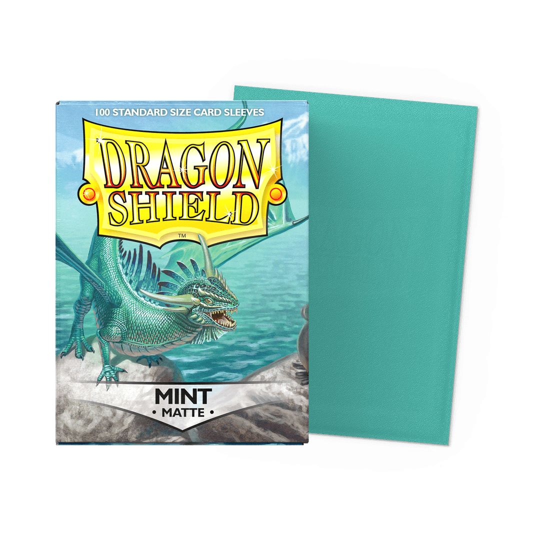 Dragon Shield Mint Matte: 100 Standard Card Sleeves