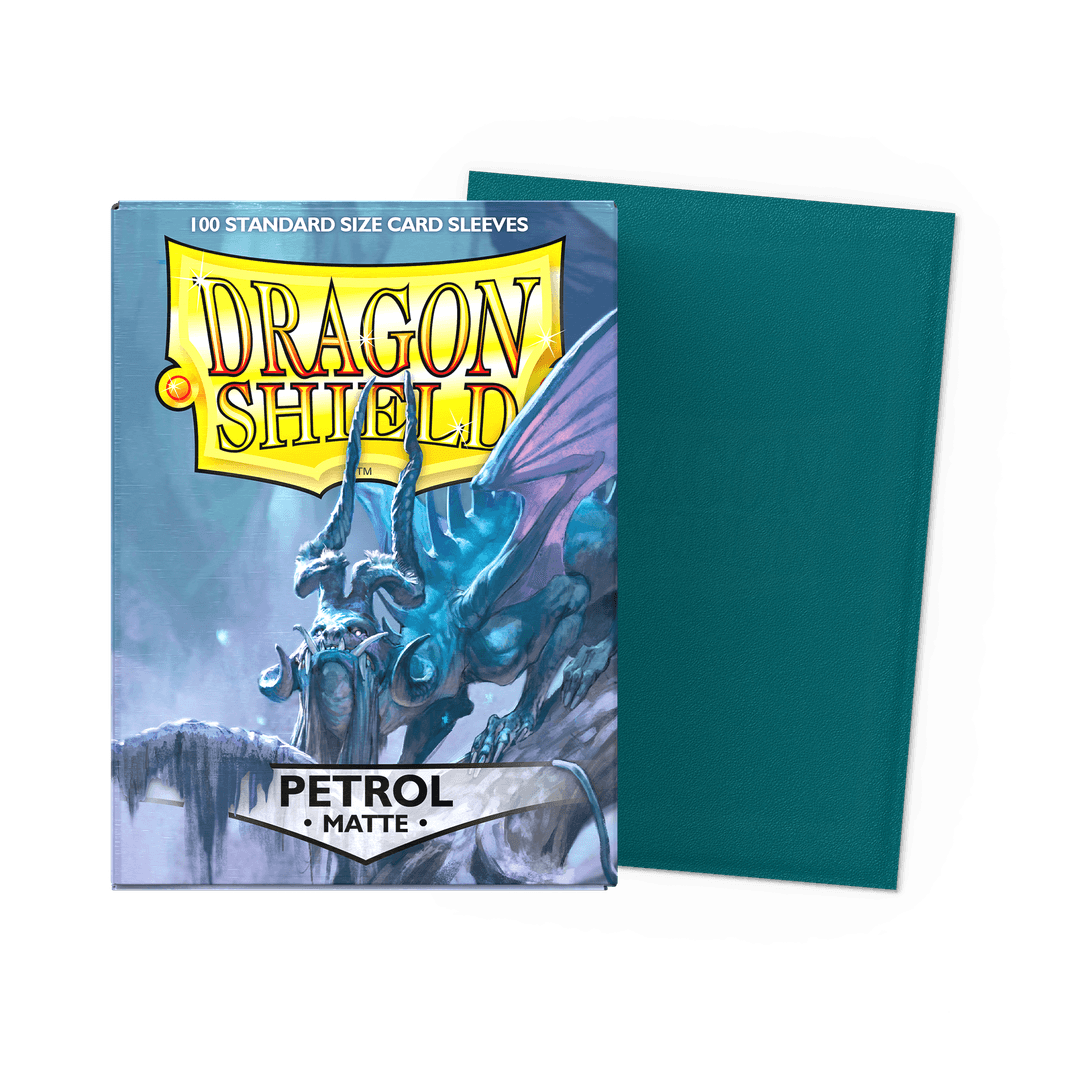 Dragon Shield Petrol Matte: 100 Standard Size Card Sleeves