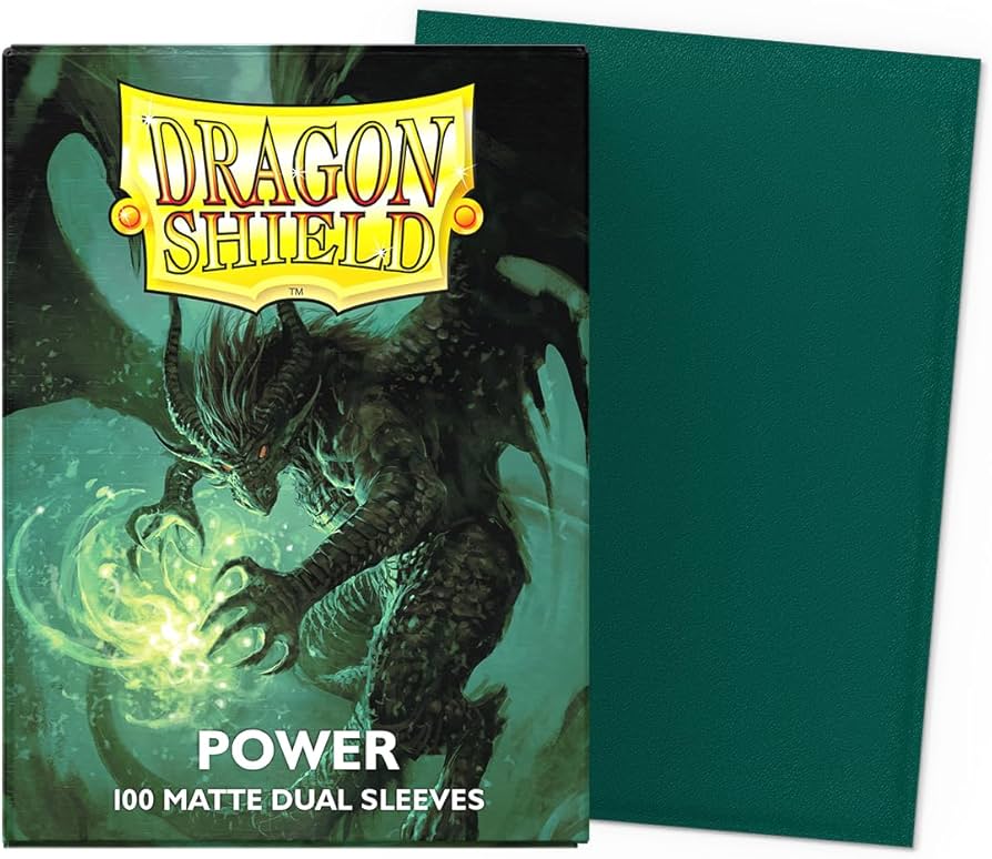 Dragon Shield Power Matte Dual: 100 Standard Size Card Sleeves