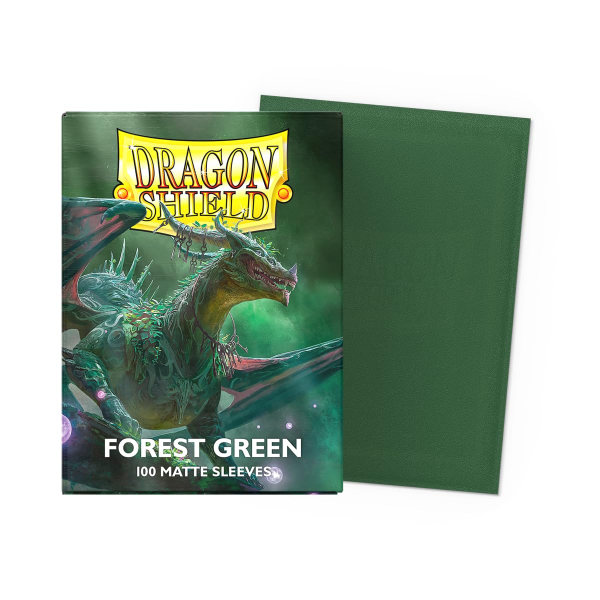 Dragon Shield Forest Green Matte: 100 Standard Size Card Sleeves