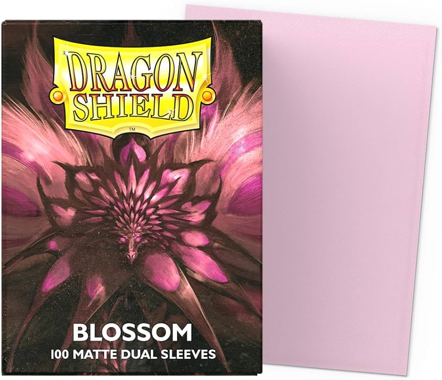 Dragon Shield Blossom Matte Dual: 100 Standard Size Card Sleeves