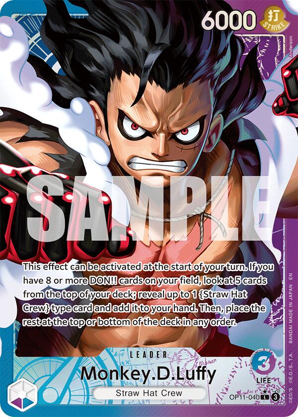 One Piece: Monkey.D.Luffy: #OP11-040