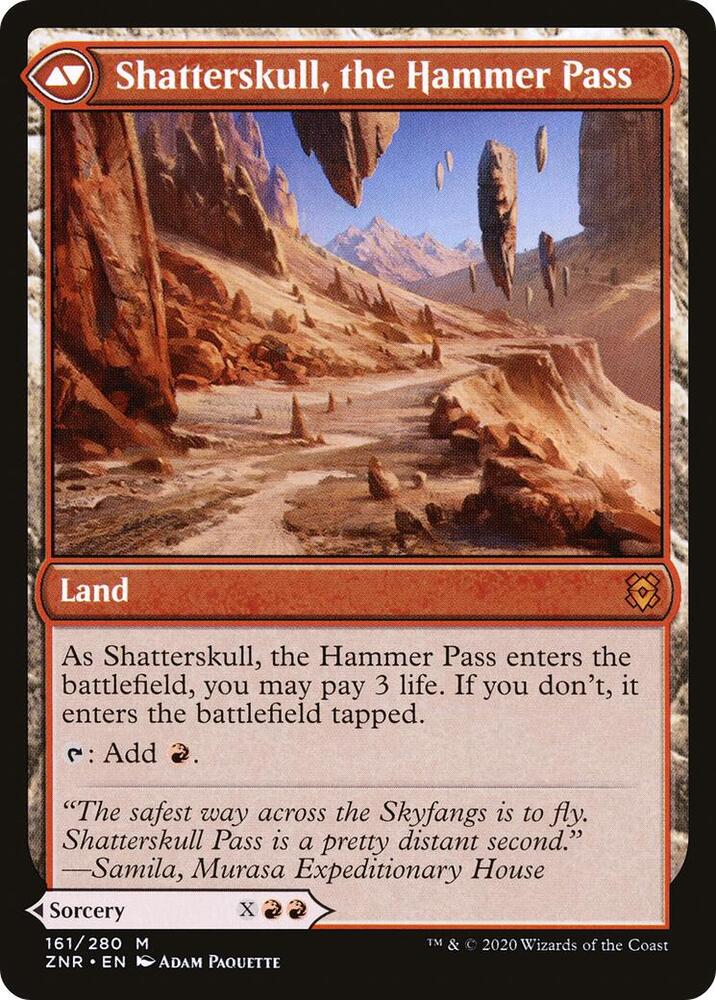 MTG: Shatterskull Smashing // Shatterskull, the Hammer Pass: #161 (Foil)