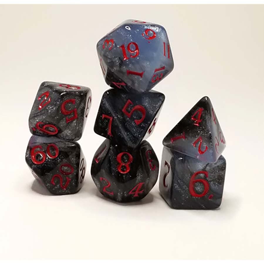 STUDIO WOE: BARON SMELLY BONES SCENTED DICE: ANCIENT ARMORY 7CT POLYHEDRAL SET