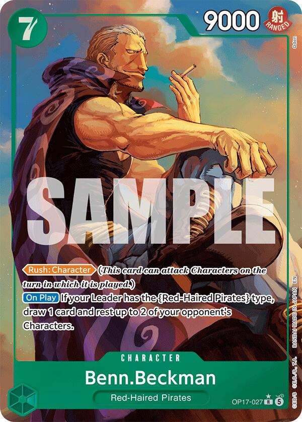 One Piece: Benn.Beckman: #OP17-027