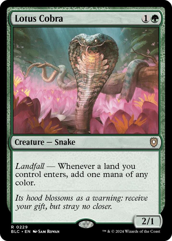 MTG: Lotus Cobra: #229