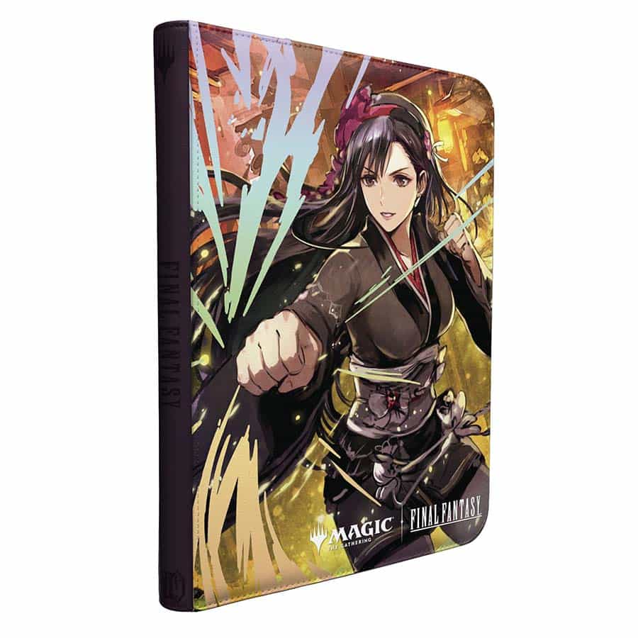 ULTRA PRO: MAGIC: THE GATHERING: FINAL FANTASY: TIFA LOCKHART 9-POCKET ZIPPERED PREMIUM PRO-BINDER