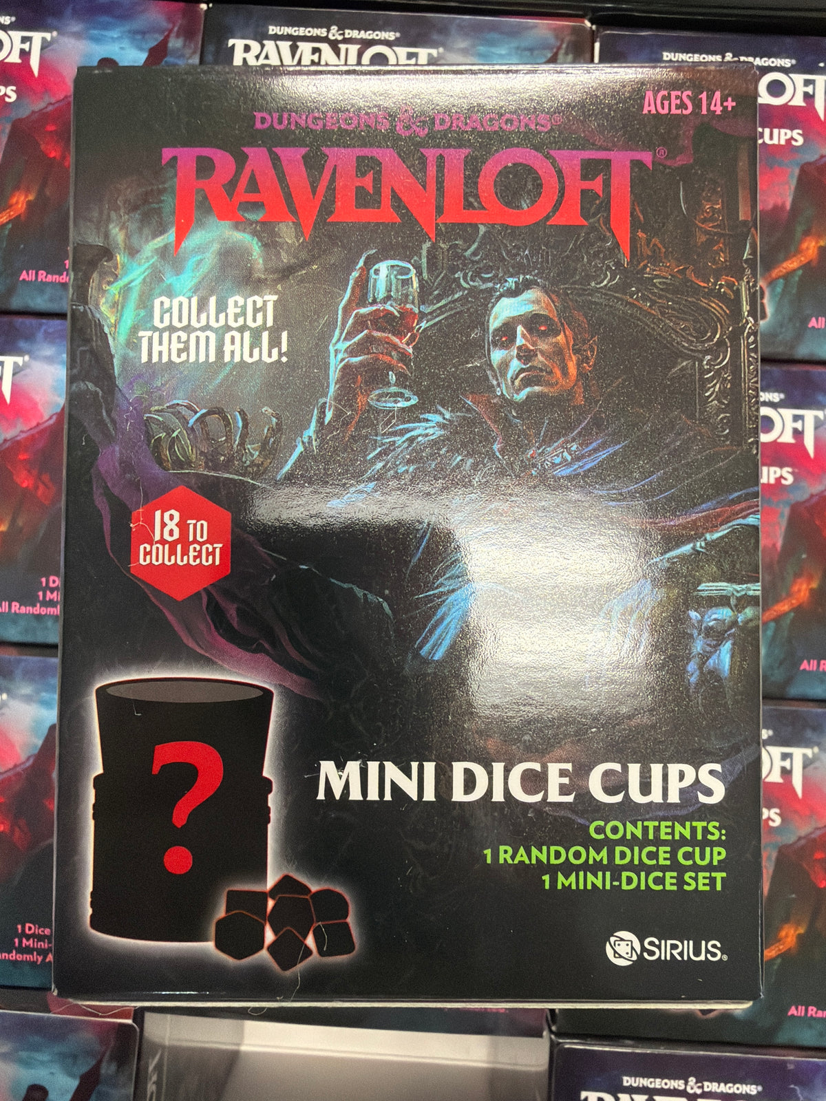 SIRIUS DICE: DUNGEONS AND DRAGONS: RAVENLOFT MINI DICE CUPS